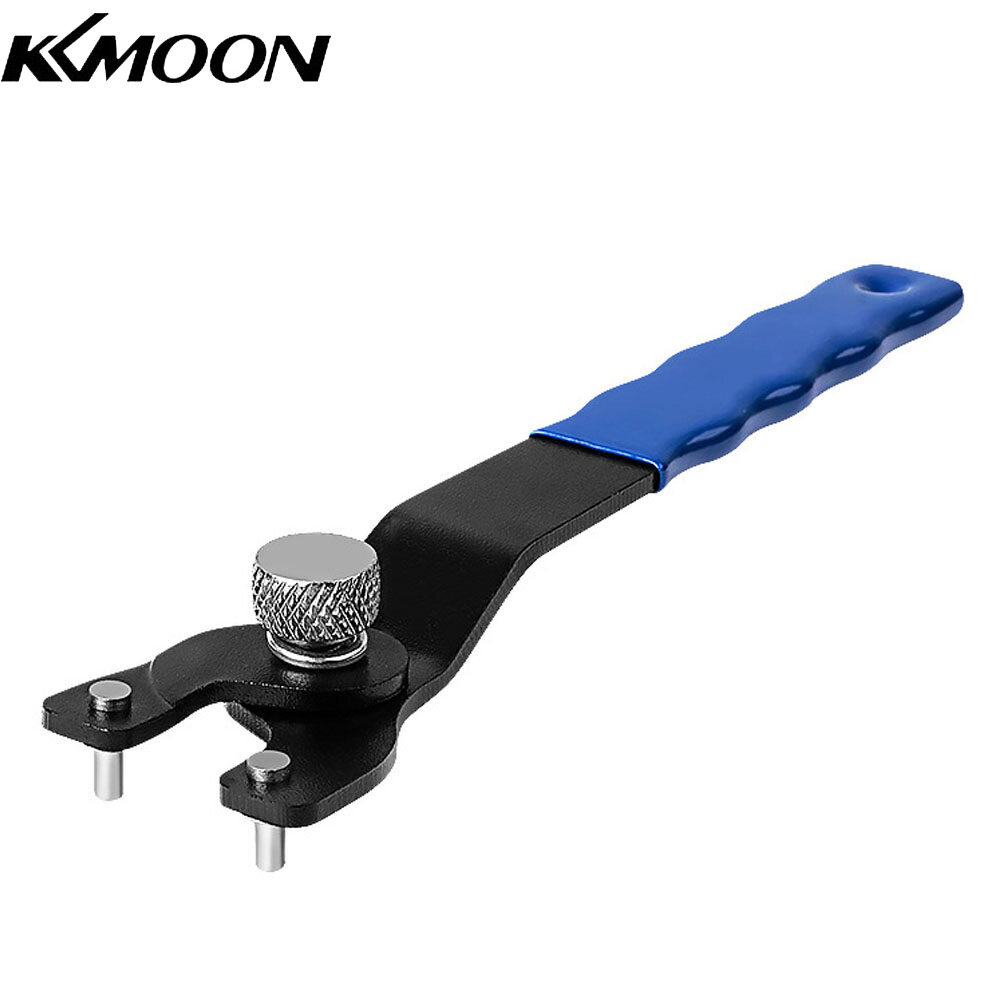 KKmoon Adjustable Opening Distance Angle Grinder Spanner Angle Grinder Wrench Trimmers Edges Cutting Machine Wrench Angle Grinder Disassemble Tool