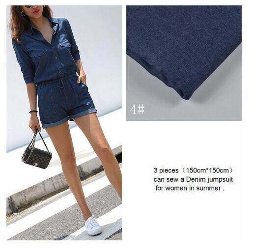 Vải Denim Vải Cotton Mỏng May Jeans Dress Cap 25X150Cm (0.25 Mét) Hai Mảnh 50X150Cm (0.5 Mét) Và Như Vậy