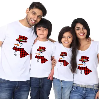 mom dad and kid matching shirts