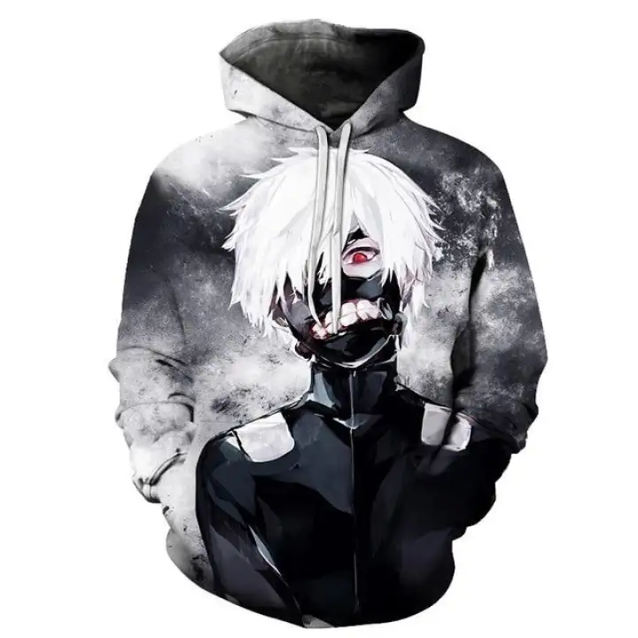 kaneki hoodie black
