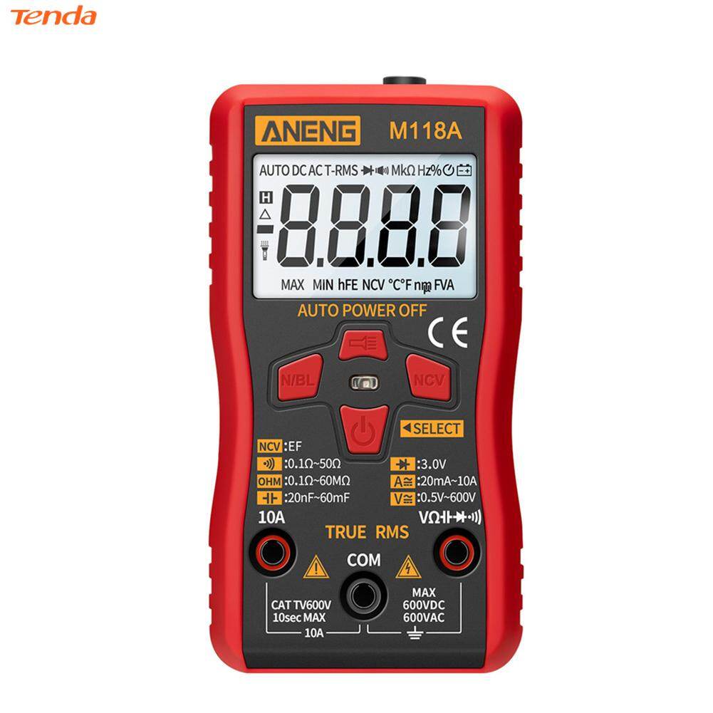 M118a digital multimeter true rms ac/dc voltage current meter ncv tester