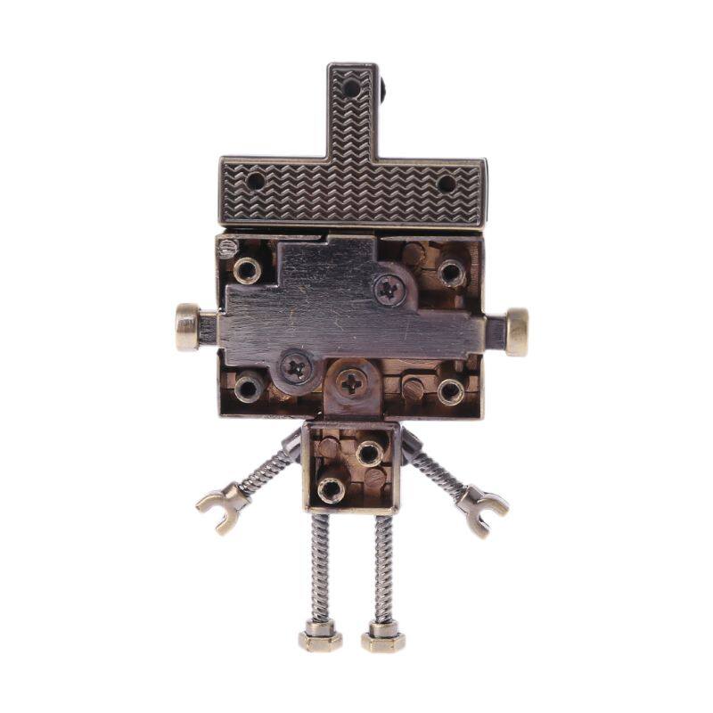 Robot Shape Clasp Turn Lock Twist Locks Metal Hardware For DIY Handbag Shoulder
