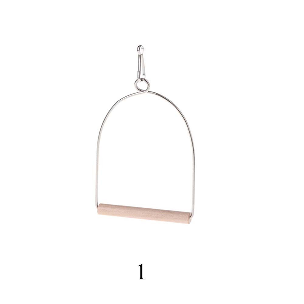 ZHOUMOI Parrots For Bird Cage Bird Supplies Hanging Swings Toy Parrots Swing Toy Hammock Birds Perch Bird Stand