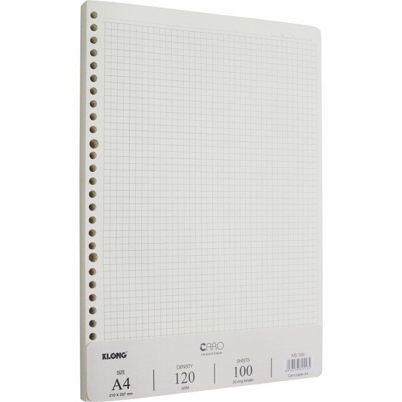 Ruột sổ còng caro khổ a4 - 30 lỗ - 100 tờ klong ms: 556