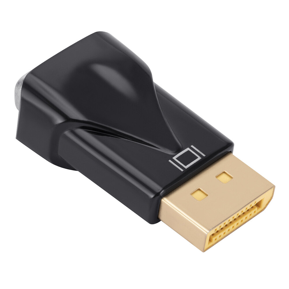 Bộ Chuyển Đổi DisplayPort Sang VGA DisplayPort Một Chiều Ổ Cắm Đực Sang VGA Bộ Chuyển Đổi Đầu Cái Không Cần Nguồn Cho Máy Chiếu PC DVD