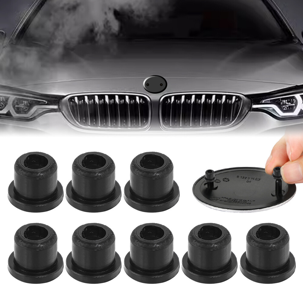 20 cái mui xe logo lỗ cắm biểu tượng Grommet kẹp giữ cho BMW 3 5 7 E32 e34 E36 E38 E39 E46 E53 E60 E65 E66 E90 M3 M5