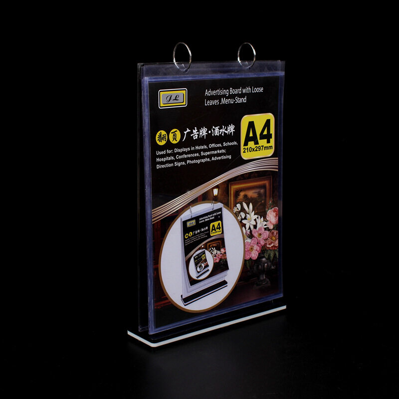 A4 A5 A6 Acrylic Advertising Menu Board Display Menu stand Restaurant ...