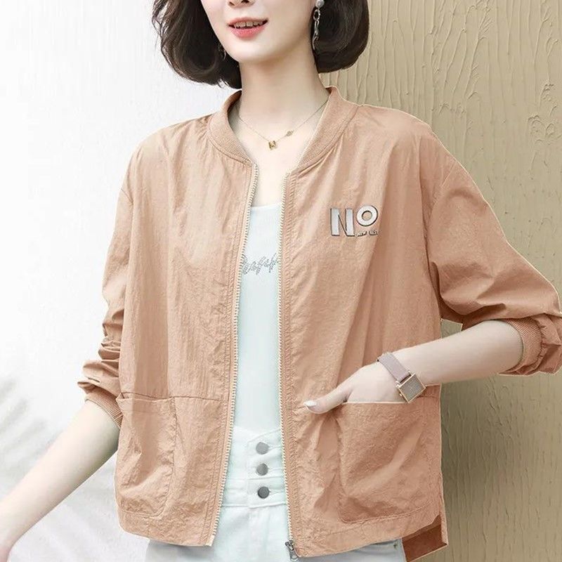 Women's Jacket 2023 New Summer Sunscreen Clothing Thin Outdoor Breathable Versatile Sunscreen Clothing Women's Cardigan Jacket
