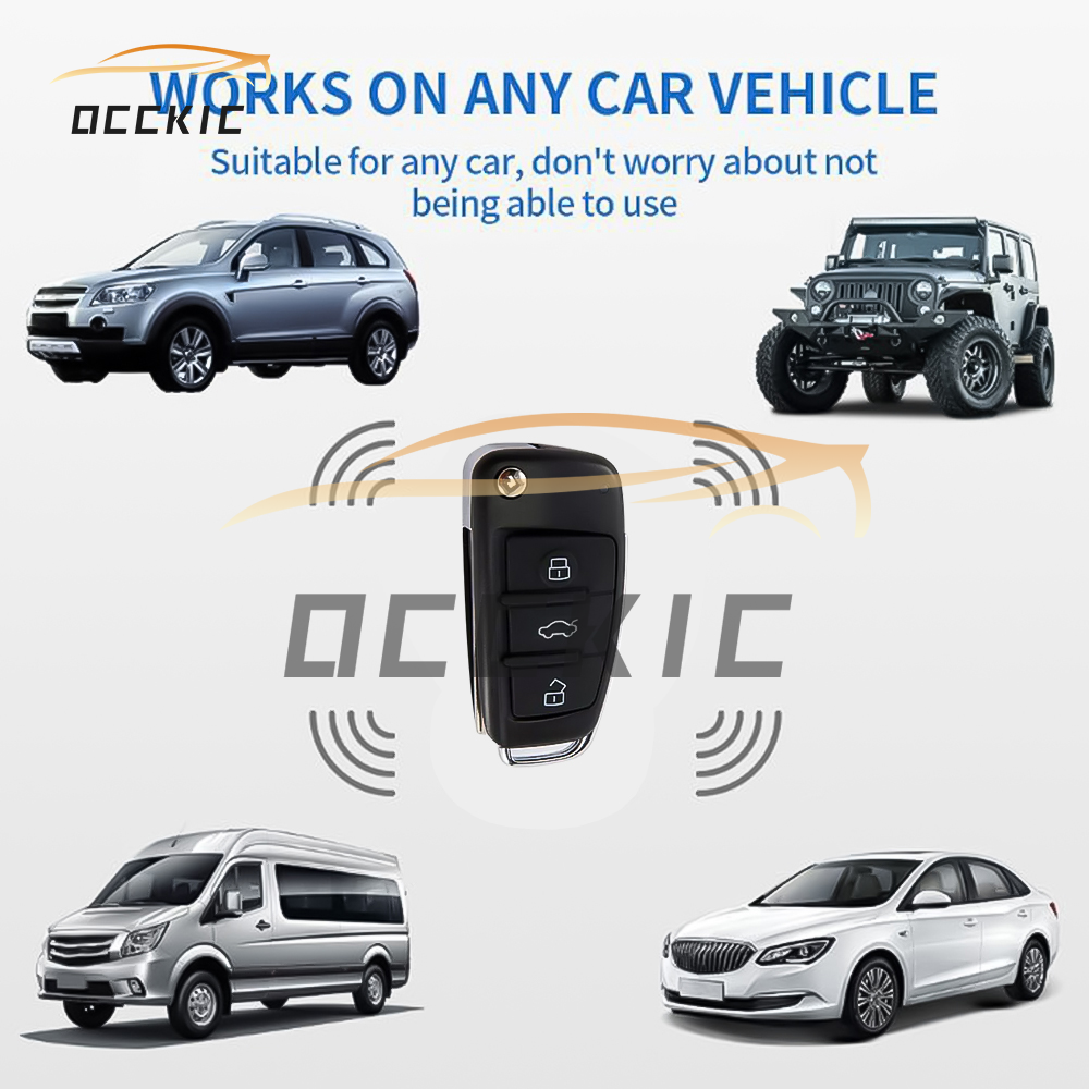 Centralized lock keyless entry system central lock alarm accessories car door windows remote control key trunk diy universal
