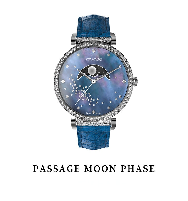 週末お値下げ！スワロフスキー　Passage Moon Phase  腕時計 週末お値下げ！スワロフスキー Passage Moon Phase 腕時計