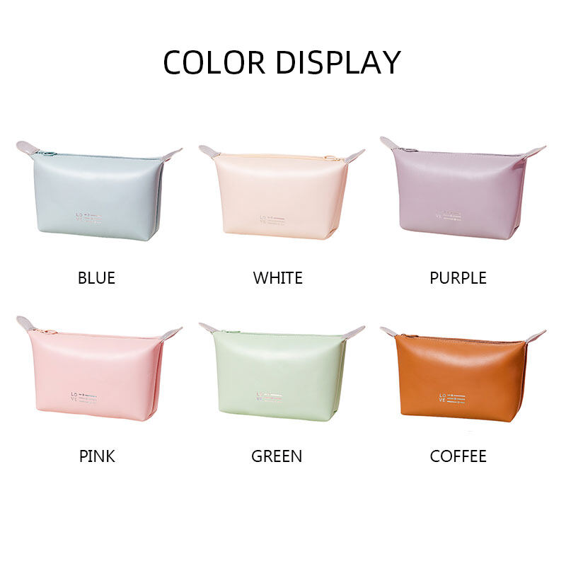 Deere Jack New makeup bag dumpling bag waterproof makeup bag Toiletry bag Convenient handheld storage bag candy color makeup bag