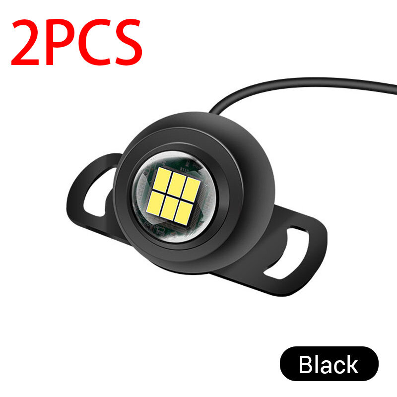 Dc 12v-24v car reversing light led white backup tail light parking auxiliary light