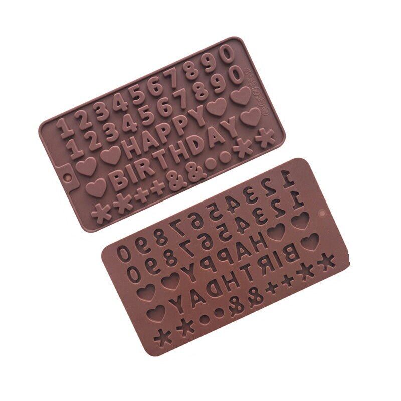 3d Number Silicone Chocolate Mold Cake Decoration Tools Handmade Diy Baking Mold Kitchen Gadgets Baking Accessories