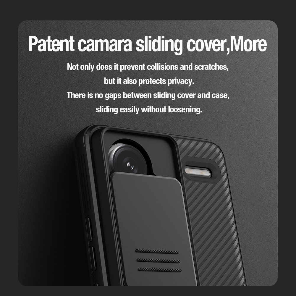 Nillkin for Xiaomi Redmi Note 13 Pro+ 5G Case Camshield Slide Camera Protection Back Cover note13pro+ Casing