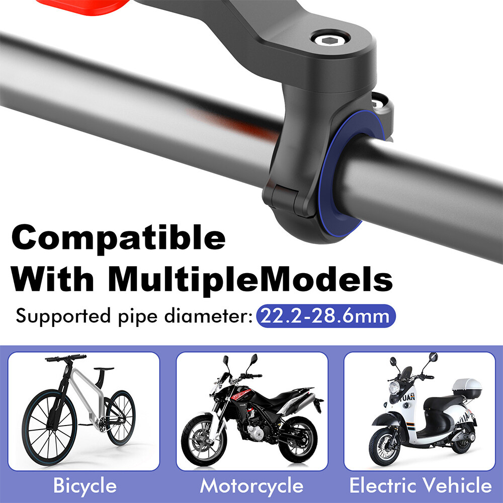 Quad Lock Out Front Bike Twist Mountain Cradle Cycling Phone Holder Device