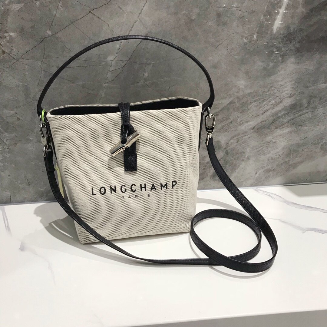 Roseau XS Bucket bag Ecru - Canvas (10159HSG037)