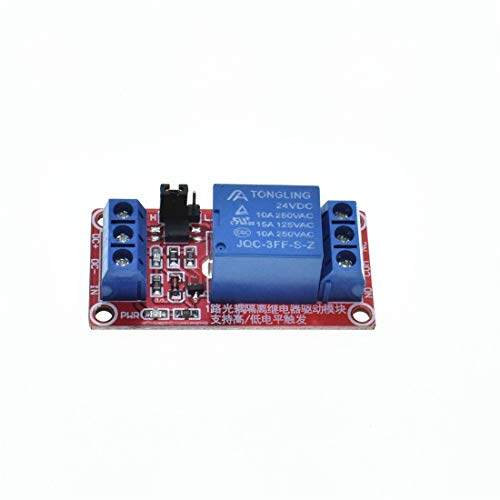Mô-đun Rơle 1 Kênh 5V 12V 24V Điều Khiển Rơle Kích Hoạt Mức Cao Và Thấp Với Bộ Ghép Quang