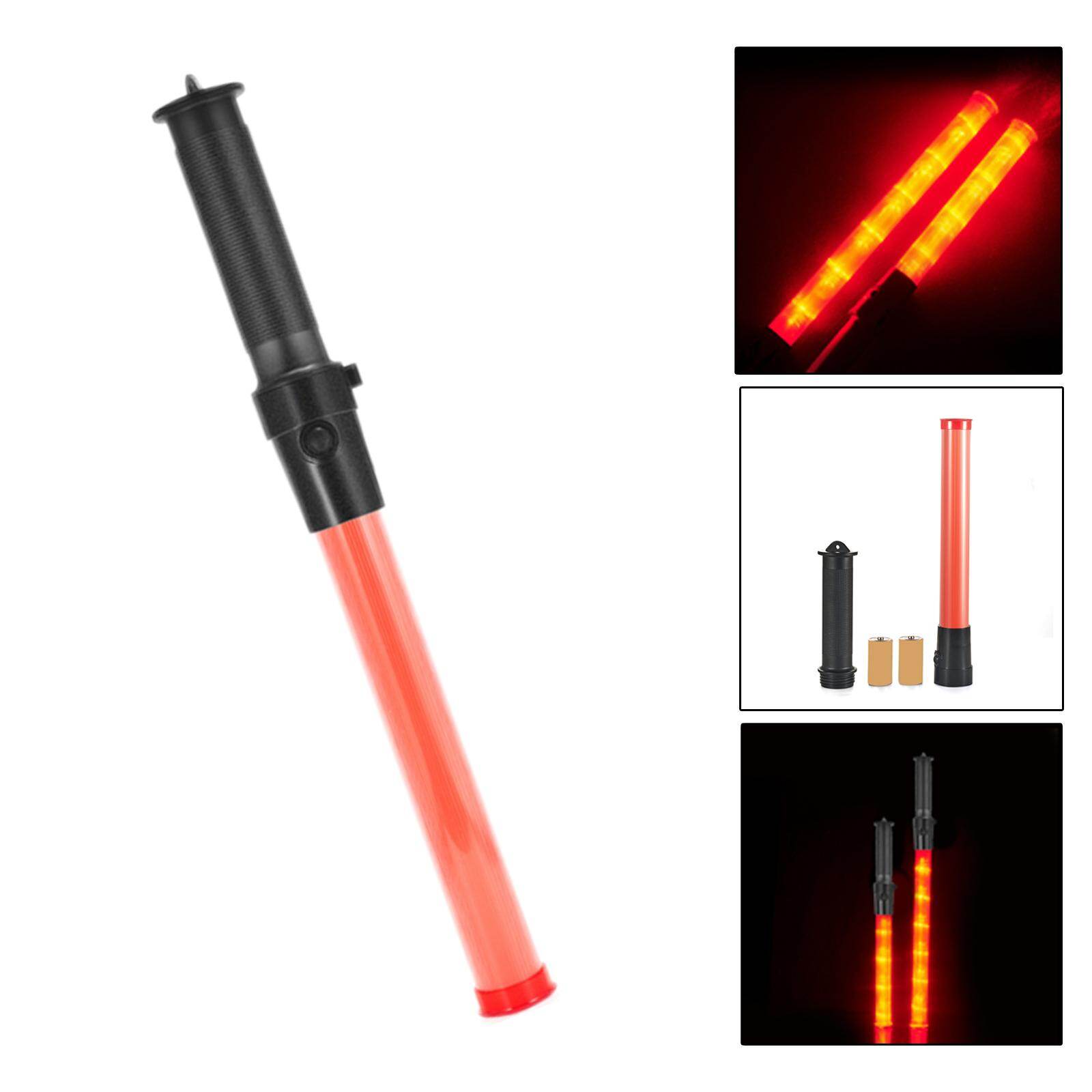 Blesiya Traffic Wand with 2 Flashing Modes Flashlight for Parking Guides