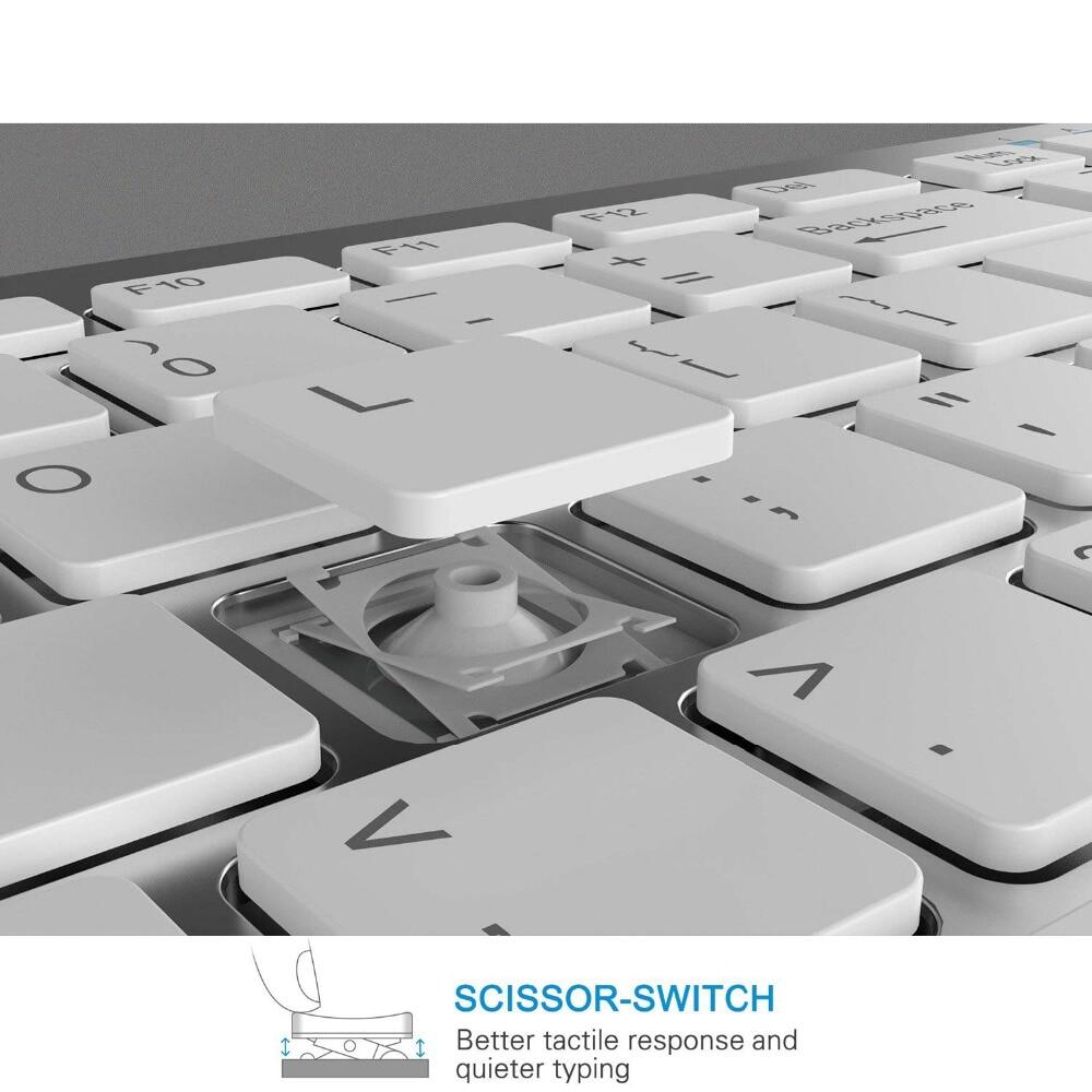 Spanish Teclado Bluetooth Keyboard Wireless Spanish Keyboard For Mac Ipad Ios Windows Smart TV