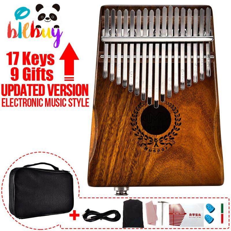 17 Keys Acacia Portable Professional Kalimba Thumb Piano Upgrade Version With Jack For External Audio Amplifier And Recording Malaysia