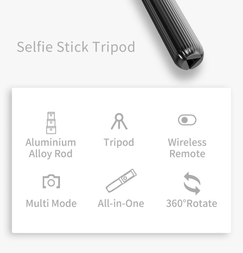 Zeallion Giá Ba Chân Gậy Tự Sướng Thông Dụng Bluetooth Không Dây Điện Thoại Nối Dài Điện Thoại Thông Minh, Nhôm Dành Cho iPhone Samsung Huawei Oppo Vivo Xiaomi