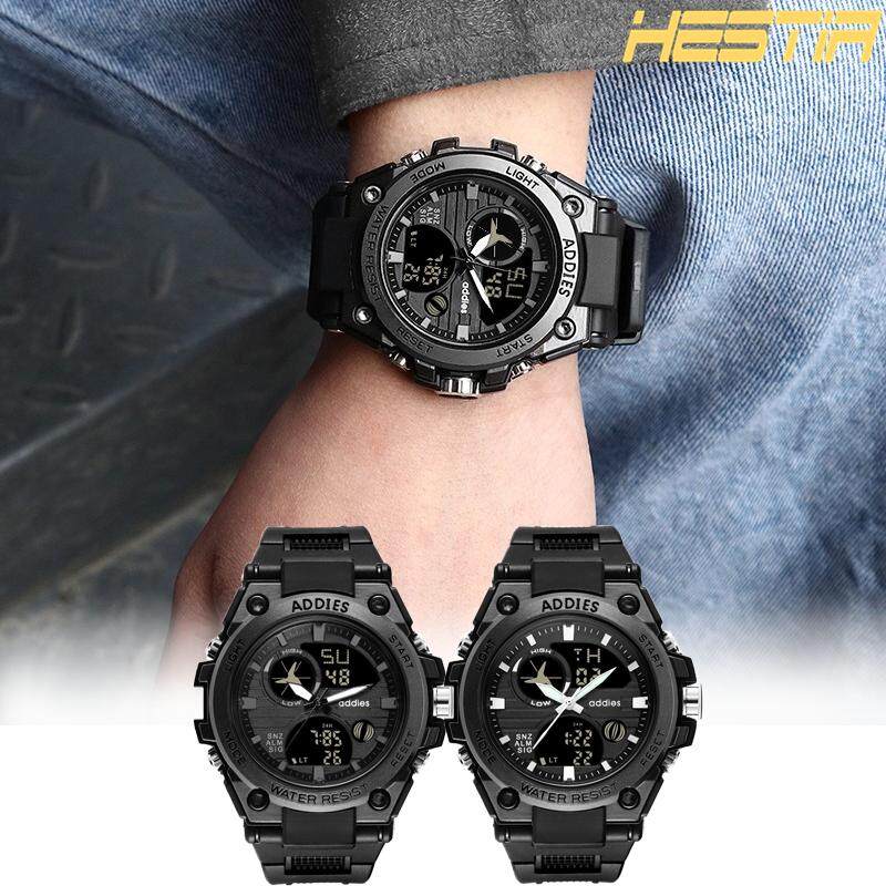 Addies MY-1818 New Plastic Multifunctional Watch LED Electronic Sport Business Luminous Watch For Men Malaysia