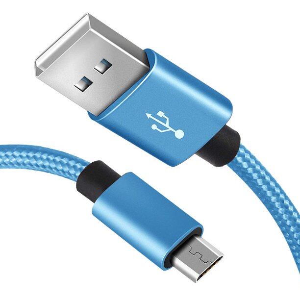1Meter Micro USB Cable Charger Cord Wire For Samsung Galaxy, Android Phones, 3FT Micro USB Cable Braided Cord High-Speed USB 2.0 Sync and Charging Cable For Samsung, HTC, Motorola, Nokia, MP3, Tablet