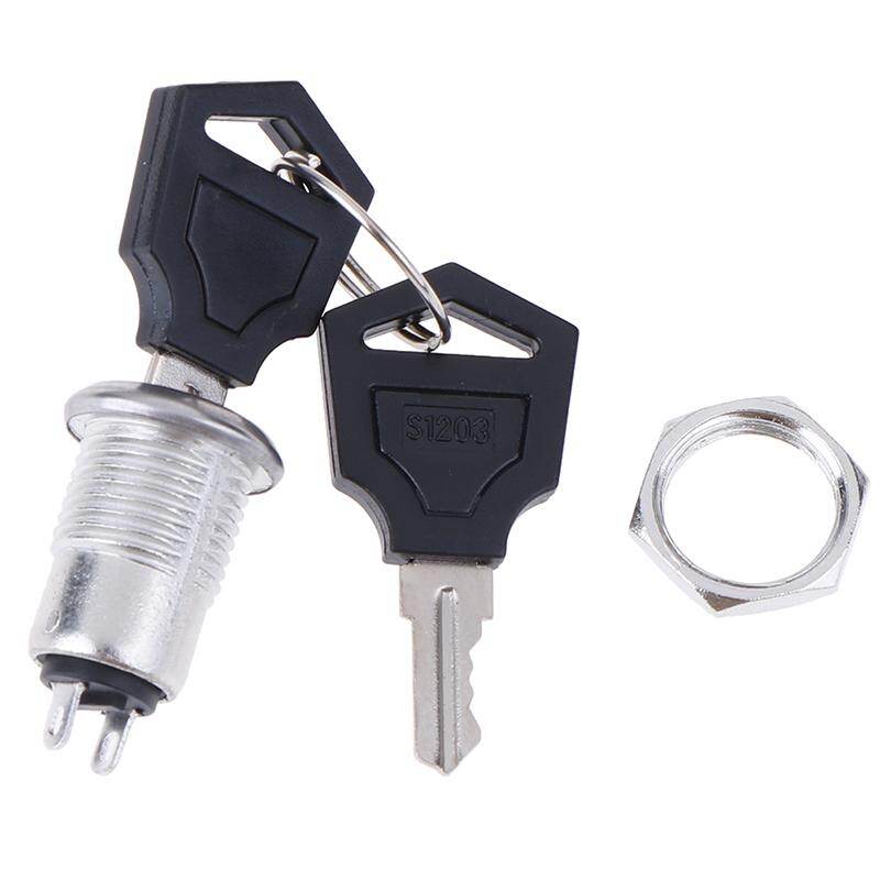 SME 1pc 12mm Mini Key Switch ON/OFF Lock Switch KS-02 KS02 Electronic ...