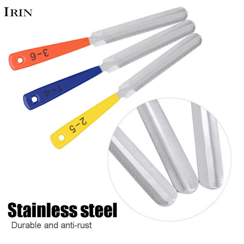 3pcs/set Double Sided Guitar Nut Slotting Saddle Files Luthier Tool Guitar Nut File