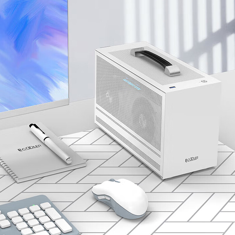 Pccooler Vỏ I100 PRO MINI-ITX Khung Máy Tính Để Bàn Nhỏ ITX Di Động Hỗ Trợ Thẻ Đồ Họa SFX Power 30 Vỏ Máy Tính Chơi Game