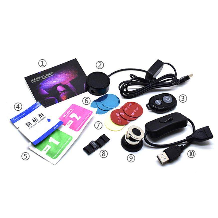 Penjualan Terlaris K1 Universal Mobil Atmosfer Lampu Interior Ambient Cahaya Bintang Malam Romantis Pengatur Gaya Hiasan Mobil Alat