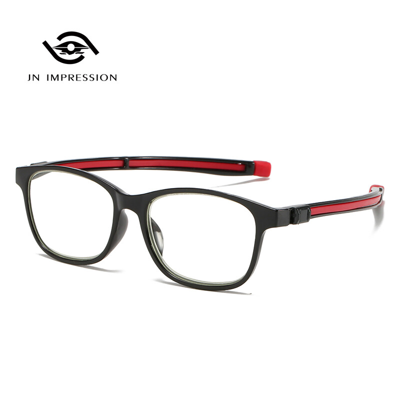 JN IMPRESSION fashionable retractable feet hanging neck magnetic suction convenient high-definition anti-blue reading glasses+1.00,+1.50,+2.00,+2.50,+3.00,+3.50,+4.00