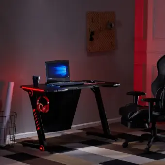 led gaming desk