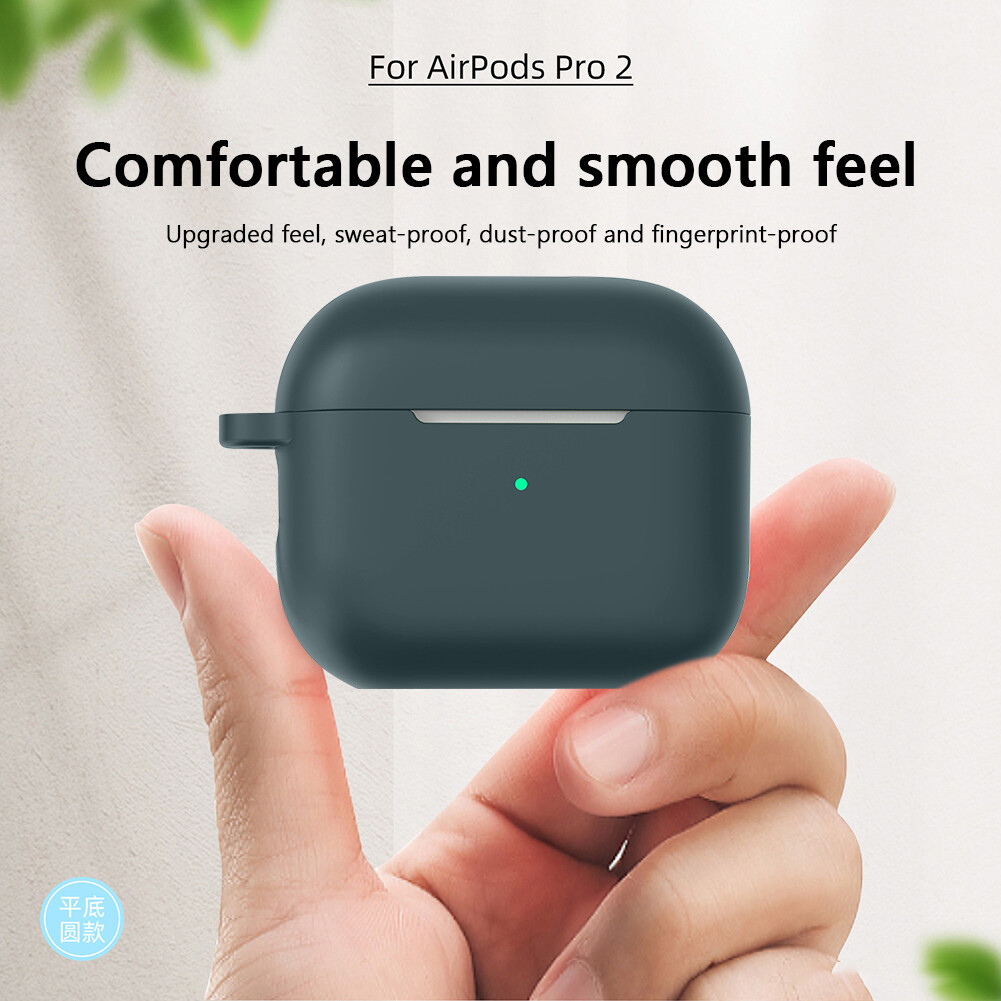 Elastic Silicone Headset Protective with Lanyard Hokk Wireless Headphone Protector Anti-lost Bluetooth-compatible Headset Case for Apple Airpods Pro 2