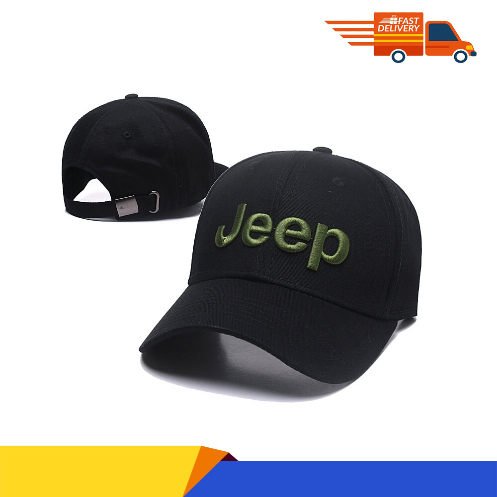 JEEP Racing Cap Snapback Cap New Embroidery Tag Baseball Cap Green ...