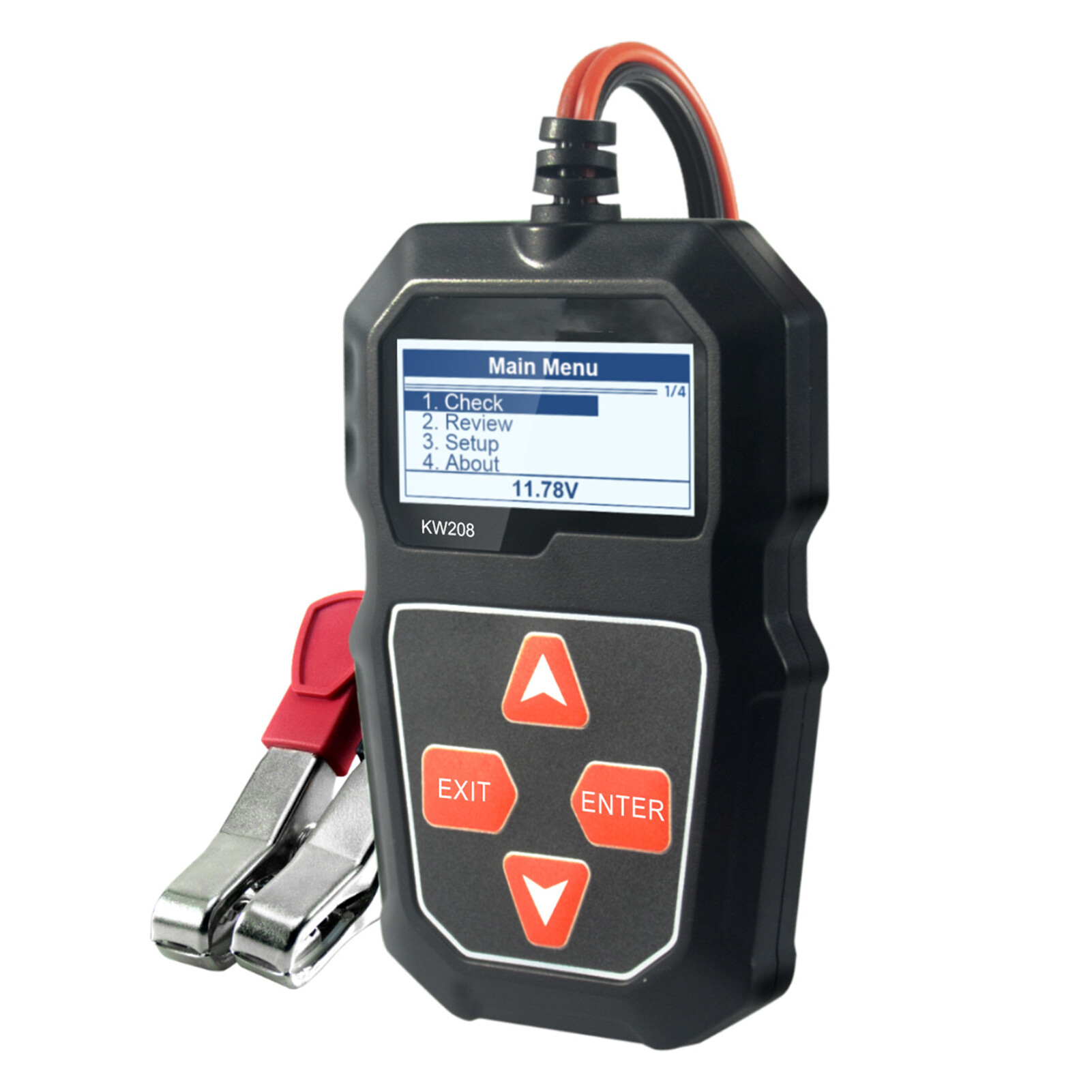 gujyl87 KONNWEI KW208 Universal Battery Analyzer 12V Car Battery Resistance Tester Detector