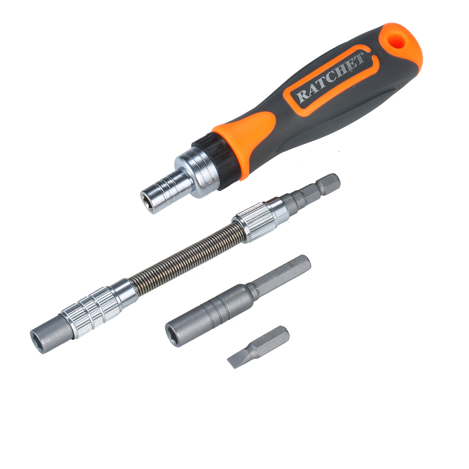 38pc Precision Ratchet Screwdriver Bit Set Magnetic Screwdrivers Kit Electronics Repair Tool Kit with Flexible Shaft Extension Rod for Phone Laptop Watch and Other Electronic Devices