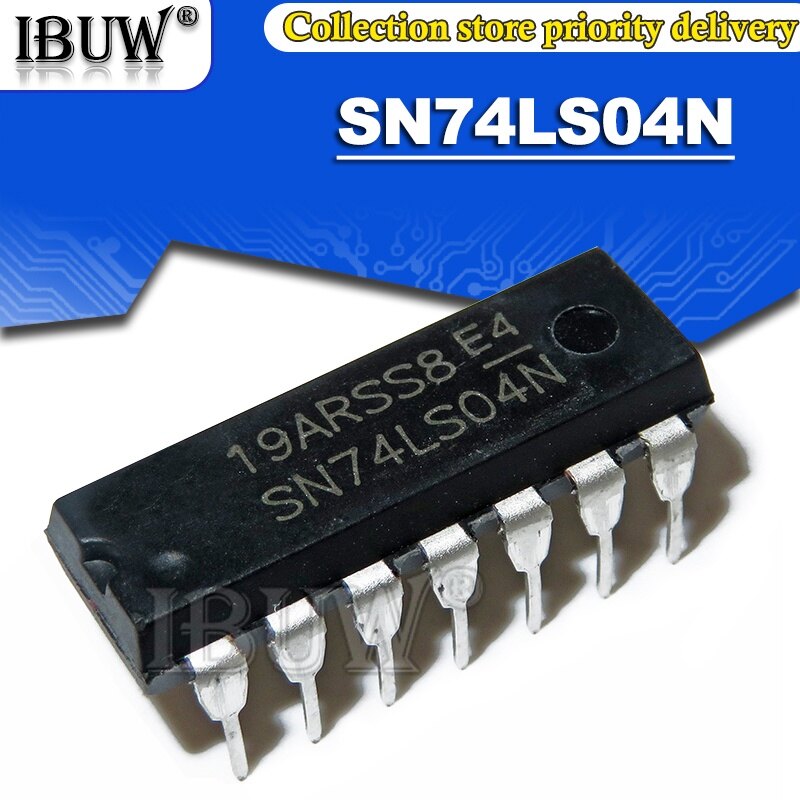 10pcs sn74ls04n dip14 74ls04n 74ls04 sn74ls04 dip integrated ic