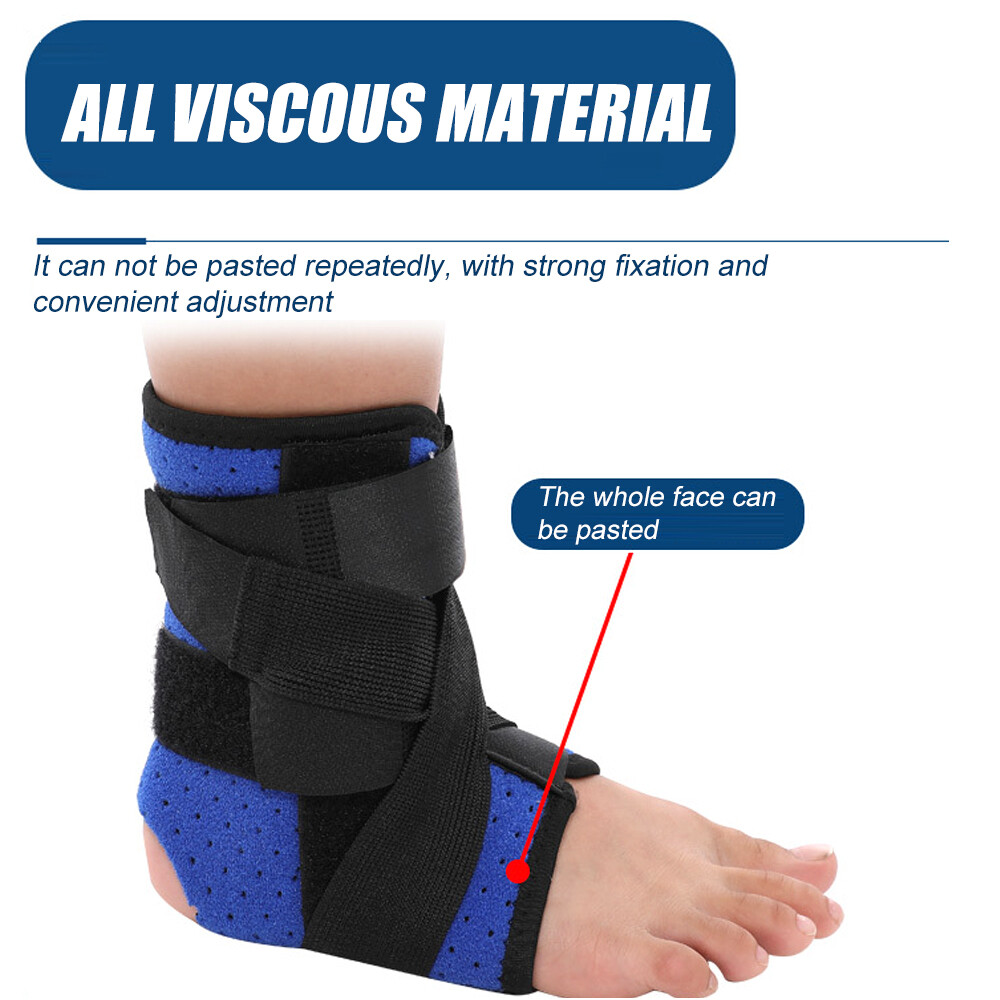 1Pcs Ankle Brace with Splint for Kids, Adjustable Ankle Stabilizer Breathable Compression Ankle Support for Sprain,Sprained Ankle, Tendon,Injury Recovery