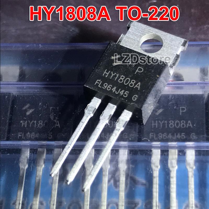 10pcs hy1808 hy1808a to-220 hy 1808 1808a hy1808p to220 75v/85a n-channel mosfet transistor new original ic