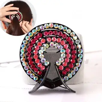 1 Fashion Women Ladies Hairgrip Bird Nest Ponytail Buckle Hair