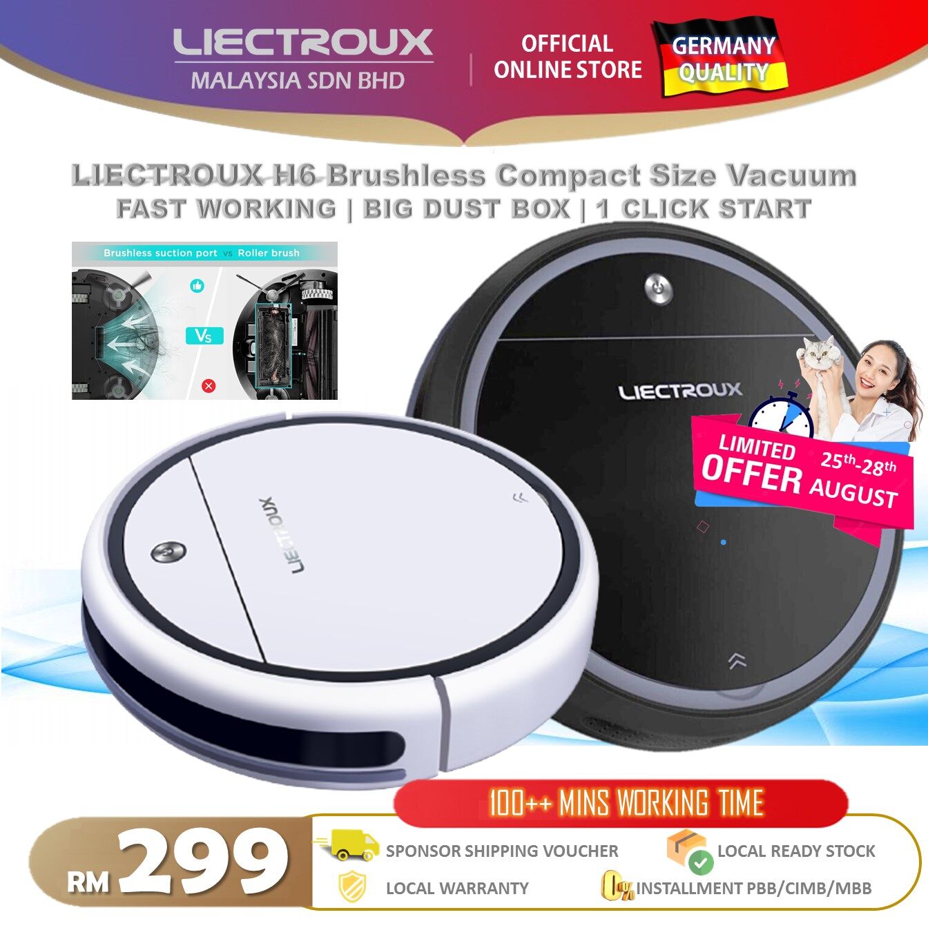 liectroux h6 vacuum cleaner