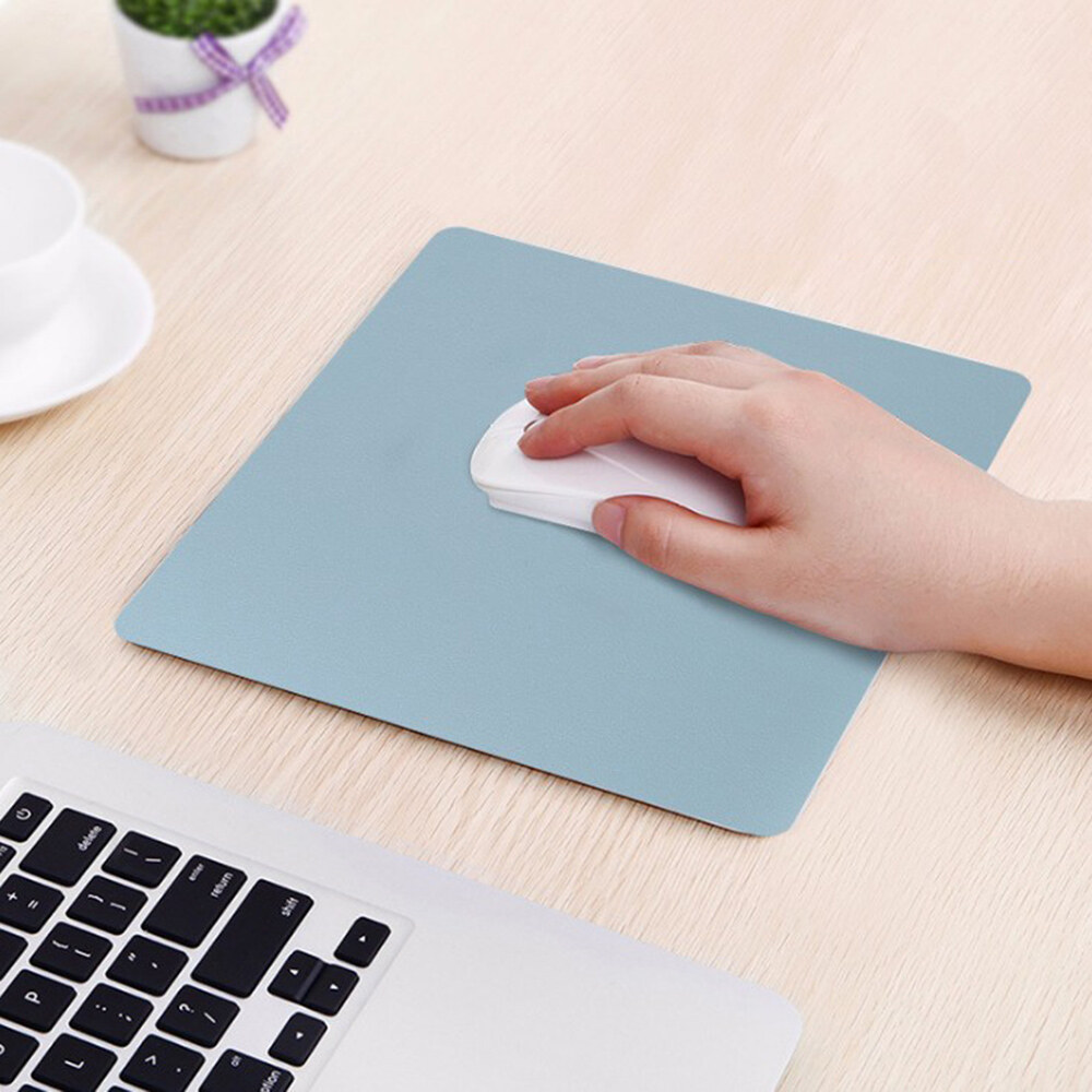 PU Waterproof Computer Mouse Pad Simple Office Gaming Desktop Mouse Pad Mat