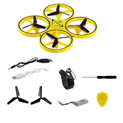 2.4G Anti-collision Tracker Gravity Sensor Remote Control RC Drone Infrared Obstacle Avoidance Aircraft