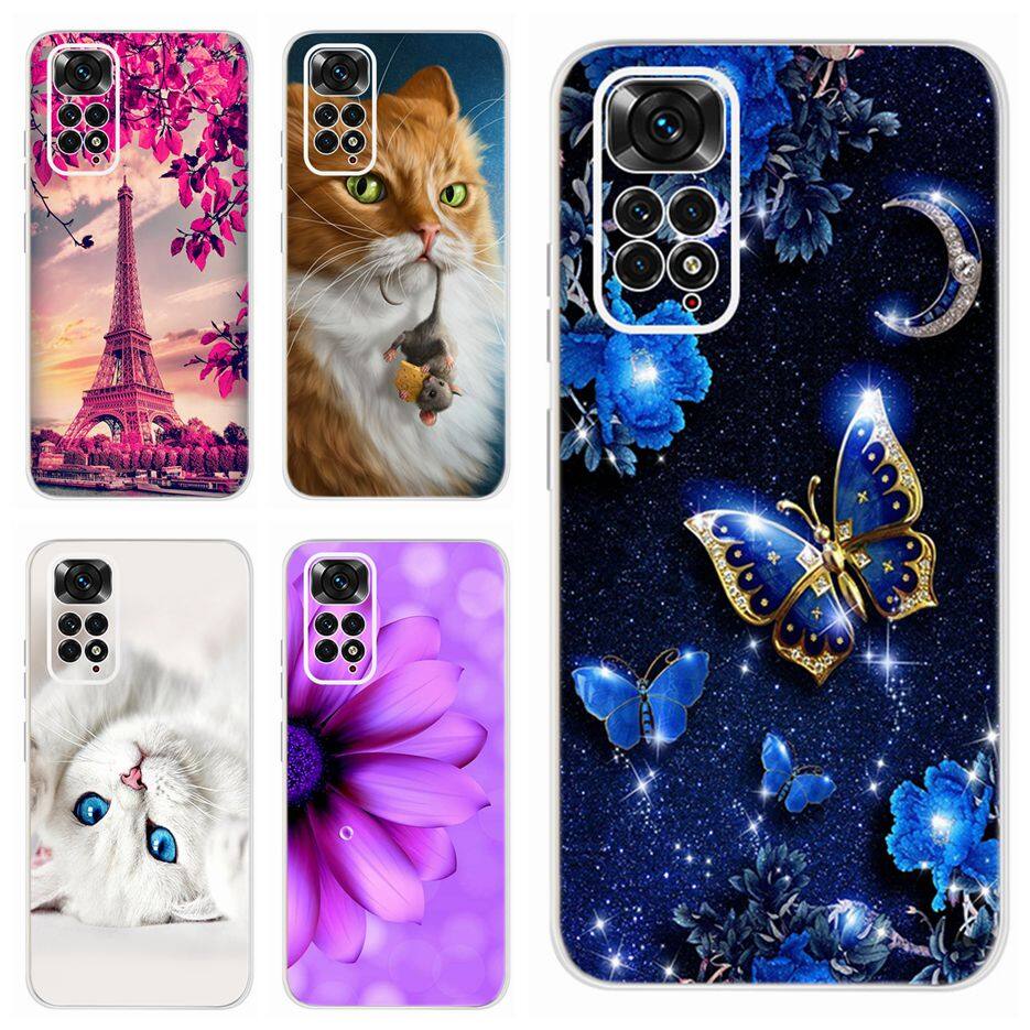 For xiaomi redmi note 11 / redmi note 11s case soft silicone cute phone cover for redmi note11 note11s caing