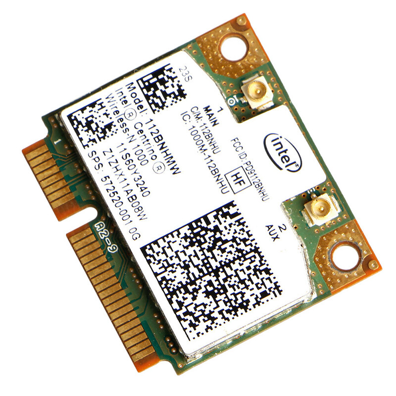 Intel Centrino Wireless-N 1000 802.11 b/g/n 112BNHMW Half Mini PCI-E Wifi Card