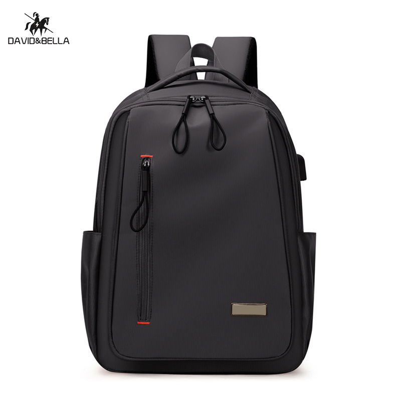 David&Bella Men's and women's backpack large capacity school bag simple leisure travel computer backpack