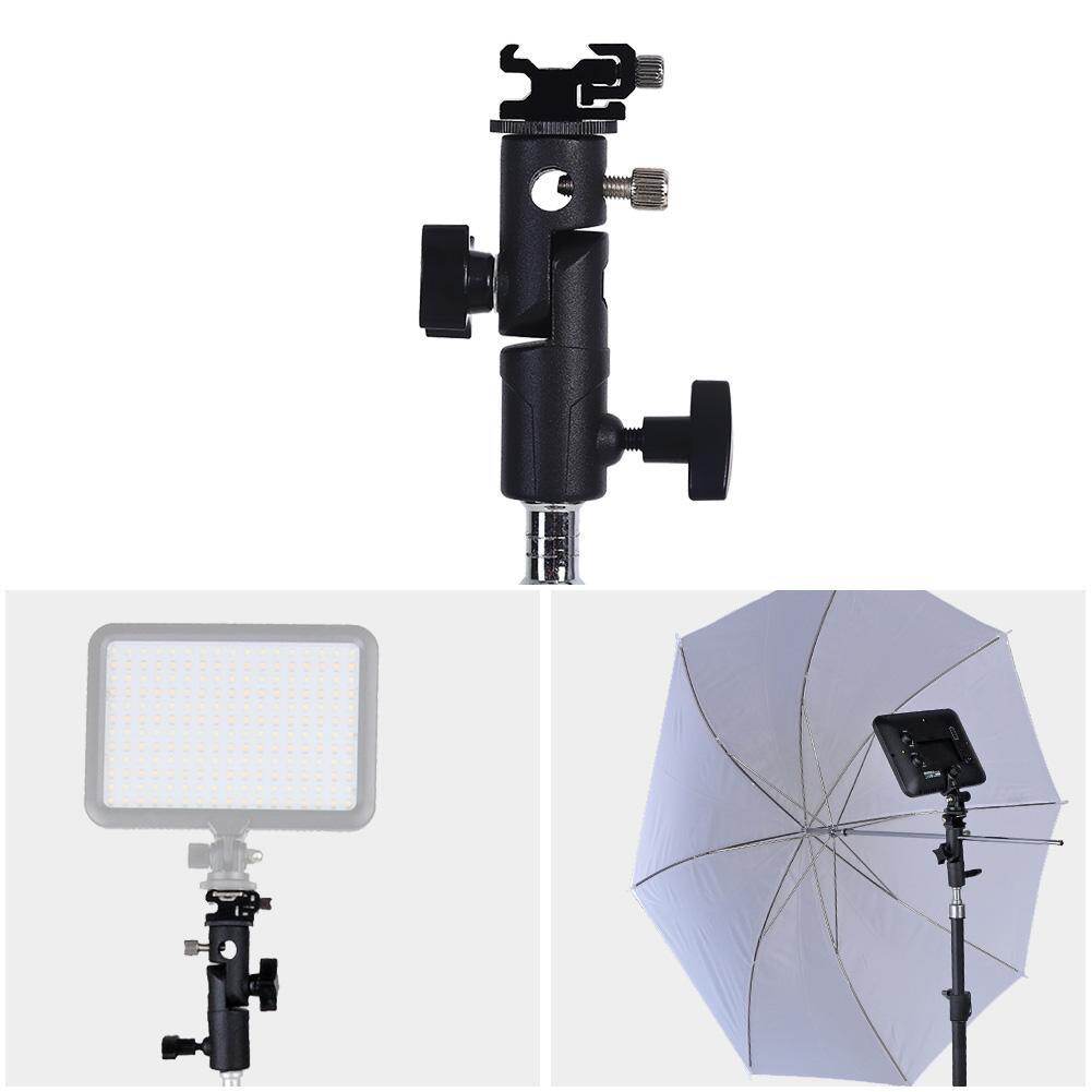 Aluminum Alloy E Type Flash Stand Bracket Hot Shoe Mount Adapter Umbrella Holder Flash Mount, Camera Flash Bracket, Flash Hot Shoe, Flash Bracket, Fla