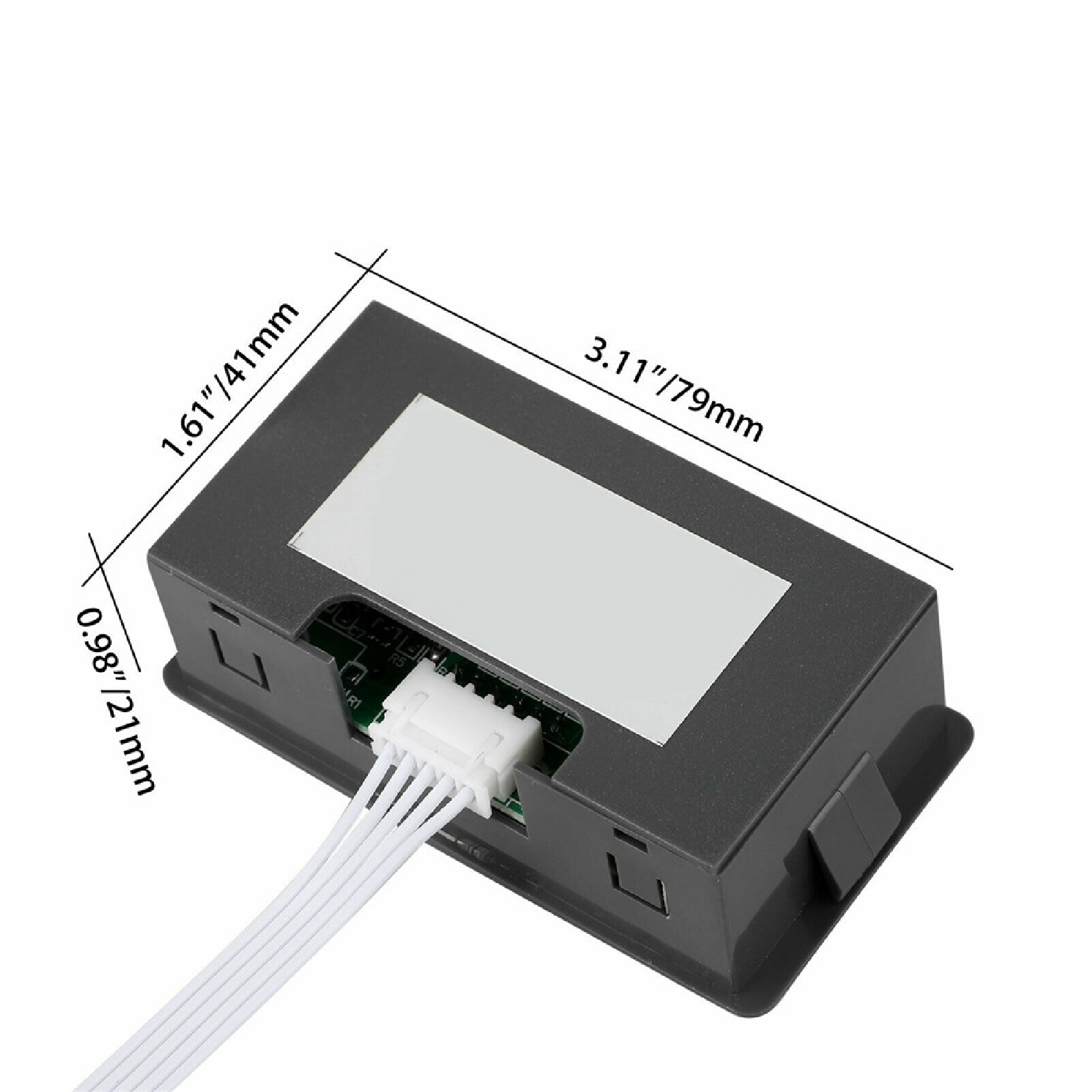 SpeedH Universal Tachometer ​​Measurement Easy to Install Lightweight Hall Effect Sensor 4 Digital RPM Speed Meter Panel for Excavators