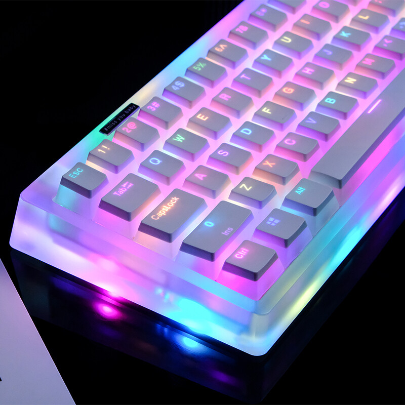 Pudding Keycaps PBT Dye-sub OEM Profile Keycap Custom Keycaps Compatible with Cherry Gateron MX Switches